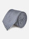 Berto Lucci Men's Tie with Printed Pattern in Blue Color