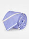 Berto Lucci Men's Tie with Printed Pattern in Purple Color