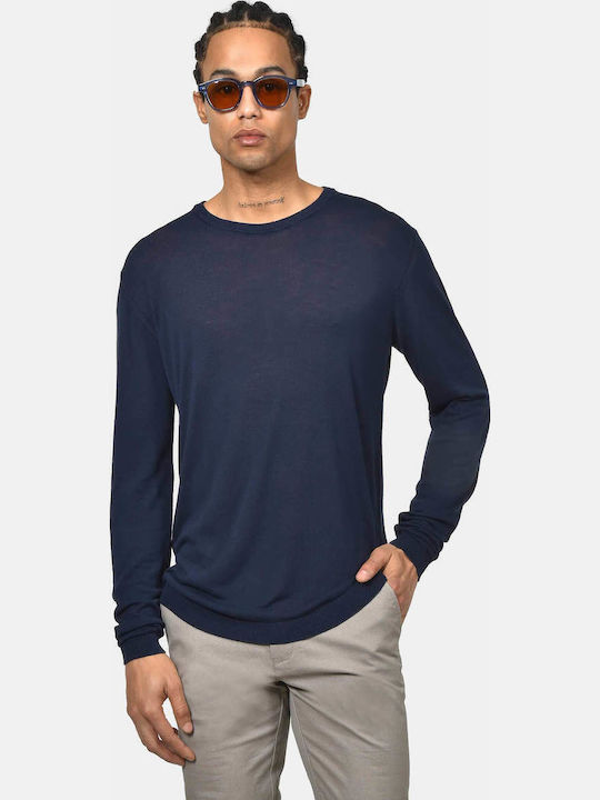 Herrenblusen Marineblau Pullover