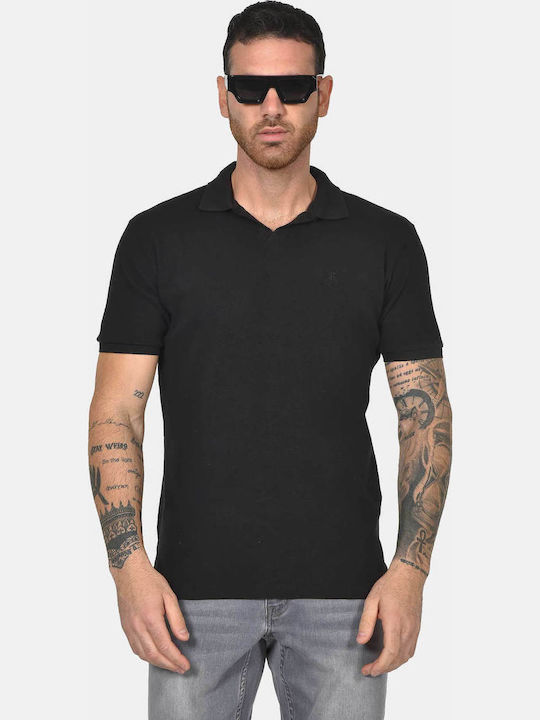 Berto Lucci Polo Men's Blouse Black