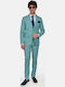Men's Suit with Slim Fit Green