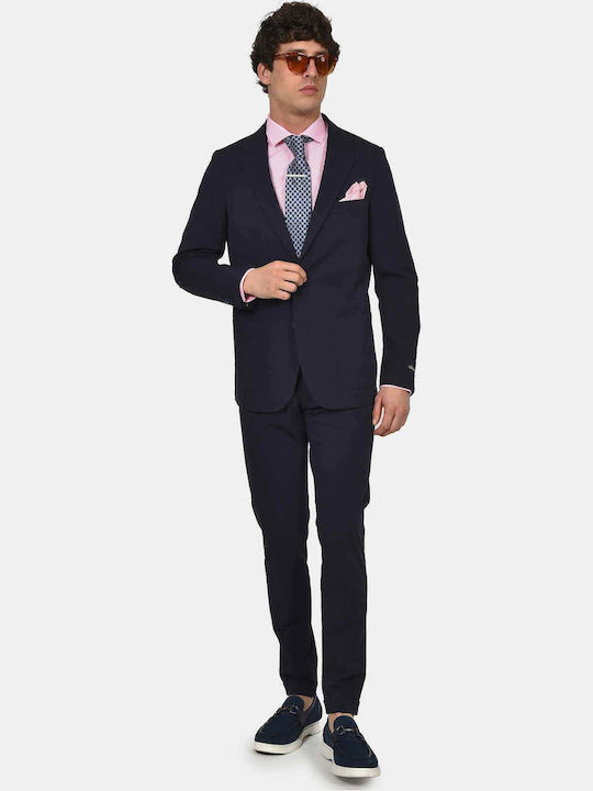 Men's Suit with Slim Fit Blue