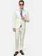 Men's Suit with Regular Fit Beige