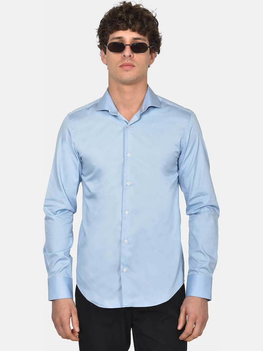 Berto Lucci Long Sleeve Cotton Shirt in Regular...