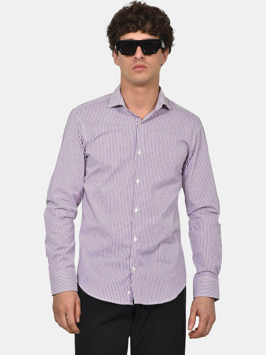 Berto Lucci Long Sleeve Cotton Shirt in Regular...