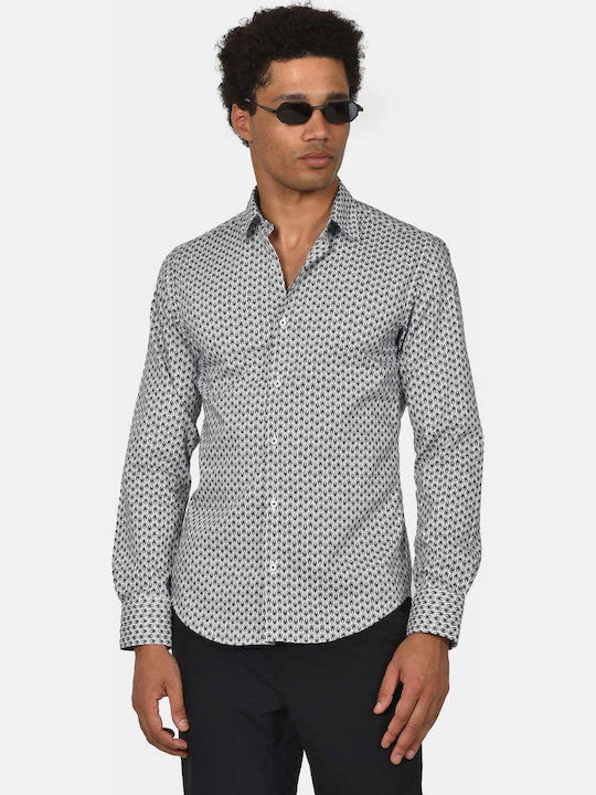 Berto Lucci Long Sleeve Shirt in Regular Fit Olive