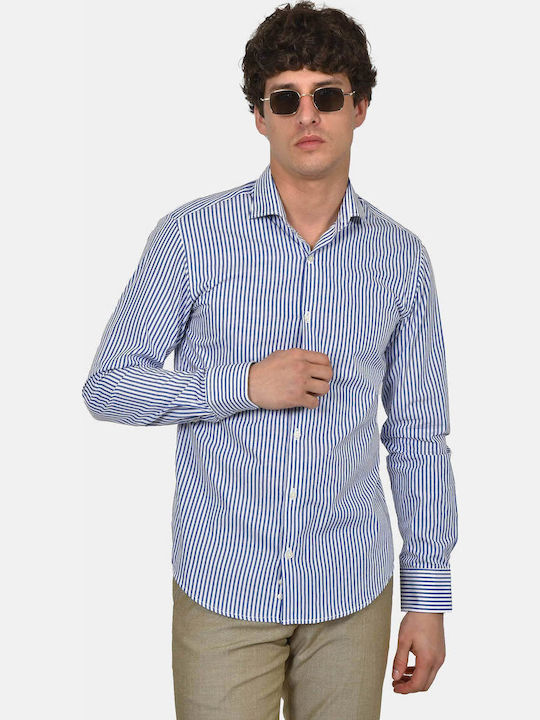 Berto Lucci Long Sleeve Cotton Shirt in Regular...