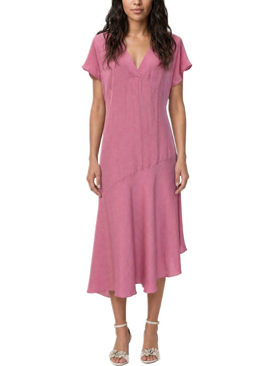Lazzerini Tiziana Summer Midi Dress Pink