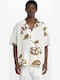 Κοντομάνικο Πουκάμισο Open Νeck Shirt With Print