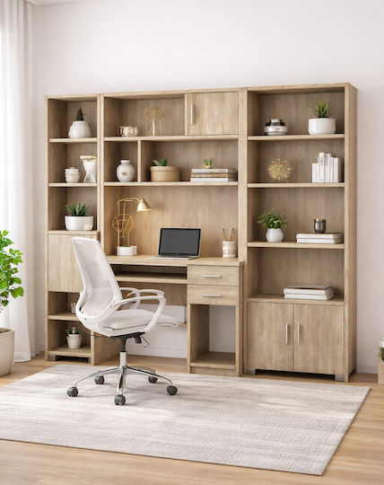 Birou Pentru Copii Maro 215x55x180cm
