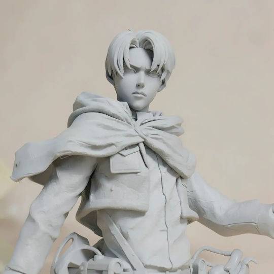 Άβαφη 3d Φιγούρα Levi Ackerman 2025 Βάψιμο Diy Δώρο Χρώματα 15,2 Cm 1:12
