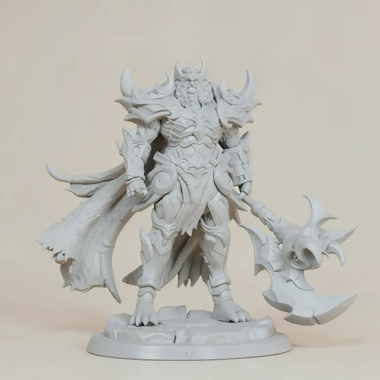 Unpainted 3D Figure Ares Lion 3D Printing Model God War Painting DIY Gift Colors 20 Cm 1:8