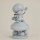 Άβαφη 3d Φιγούρα Captain Toad Super Mario Βάψιμο Diy Δώρο Χρώματα 15,2 Cm 1:12