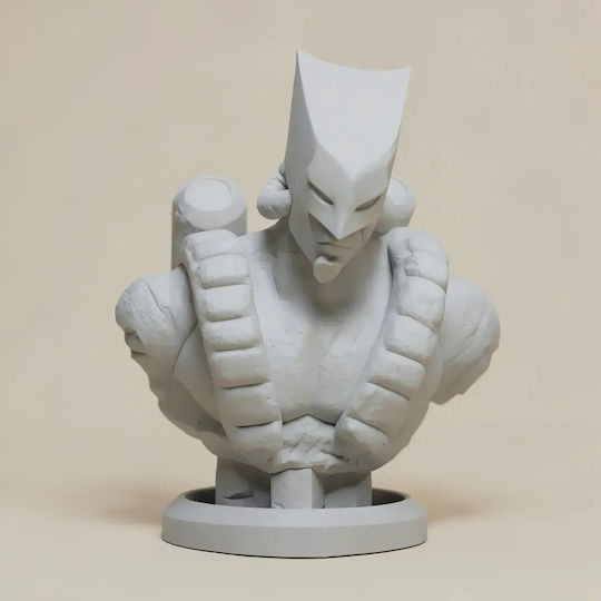 Unpainted 3D Figure Jojo Bizarre Adventure World Bust Digital Sculpture Painting DIY Gift Colors 20 Cm 1:8