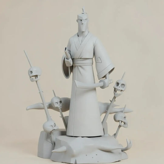 Unpainted 3D Figure Samurai Jack Stylized V2 3D Painting DIY Gift Colors 15.2 Cm 1:12