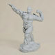 Unpainted 3D Figure Swole Groot Guardian Galaxy 3D Printing Figurine Painting DIY Gift Colors 15.2 Cm 1:12
