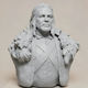 Figurină 3D Nevopsită Sean Bean Ned Stark Game Thrones Bust Model 3D Vopsire Diy Cadou Culori 15,2 Cm 1:12