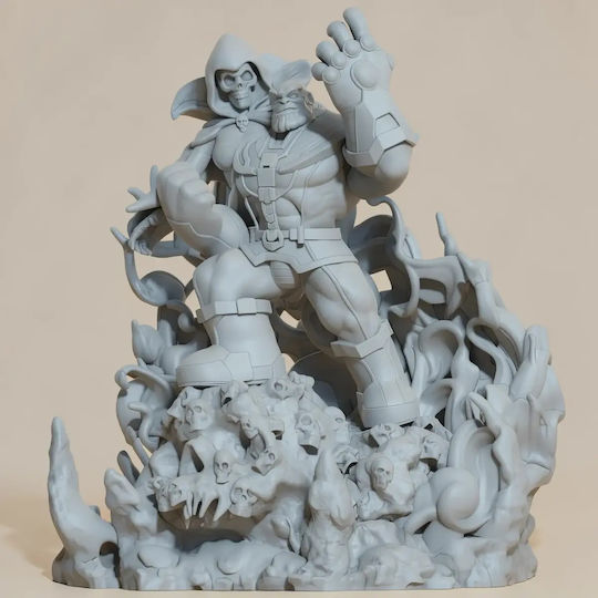 Άβαφη 3d Φιγούρα Thanos Death Comics Version Ready To Βάψιμο Diy Δώρο Χρώματα 15,2 Cm 1:12