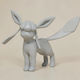 Unpainted 3D Figure Glaceon Pokemon Complete Painting Diy Gift Colors 20 Cm 1:8