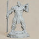 Небоядисана 3D Фигура Old Thanos Standing 3D Печатна Фигурка Боядисване DIY Подарък Цветове 30 См 1:6
