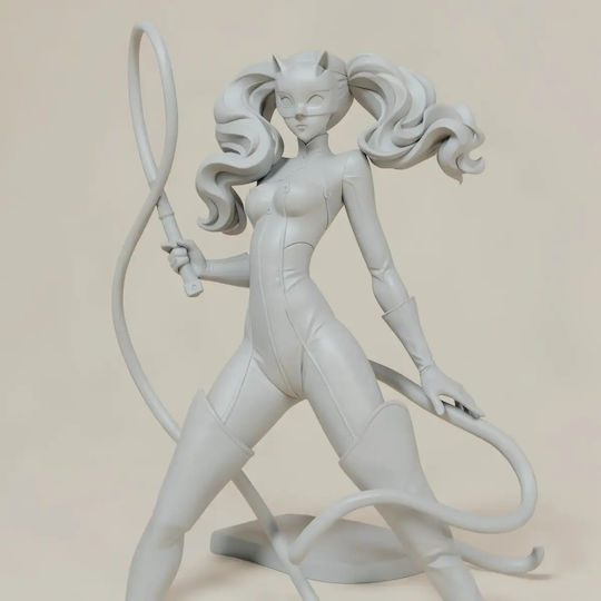 Άβαφη 3d Фигура Ann Takamaki Persona 5 V2 Digital Боядисване DIY Подарък Цветове 15,2 см 1:12