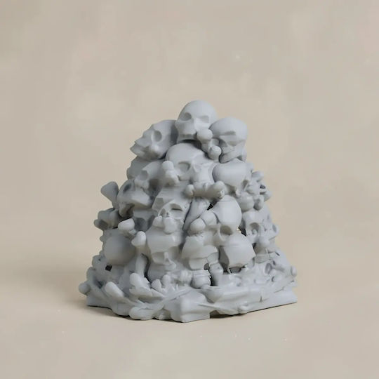 Unpainted 3D Figure Super Basic Bone Throne Phone Holder Painting DIY Gift Colors 15.2 Cm 1:12