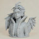 Unbemalte 3D Figur Hawks Stehend Mein Held Academia Bemalbar Diy Geschenk Farben 15,2 Cm 1:12