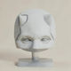 Figurină 3D Nevopsită Cosplay Daredevil Born Again Casca Vopsire Diy Cadou Culori 15,2 Cm 1:12