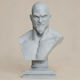 Figurină 3D Nevopsită Kratos God War Bust Model 3D Sculptură Vopsire Diy Cadou Culori 30 Cm 1:6
