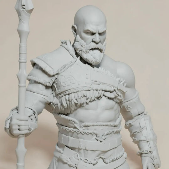 Figurină 3D Nevopsită Kratos God of War 313mm Vopsire Diy Cadou Culori 20 Cm 1:8