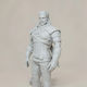 Abgebaute 3d Figur Geralt Rivia Witcher 3 Stand Pose 3d Basis Diy Geschenk Farben 15,2 Cm 1:12