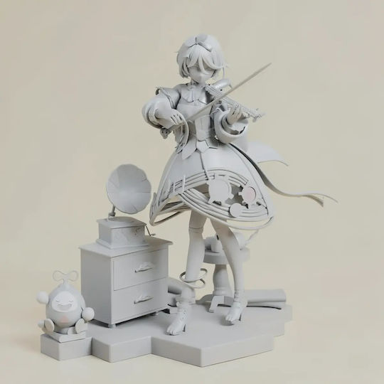 Άβαφη 3d Φιγούρα Cecilia Immergreen Hololive 3d Βάψιμο Diy Δώρο Χρώματα 15,2 Cm 1:12