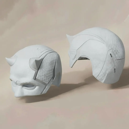 Unpainted 3D Figure Cosplay Daredevil Born Again Cowl Bundle Painting Diy Gift Colors 20 Cm 1:8