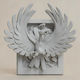 Unpainted 3D Pokemon Ruby Gameboy Gold Cartridge Ho Oh Figure Painting DIY Gift Colors 15.2 Cm 1:12