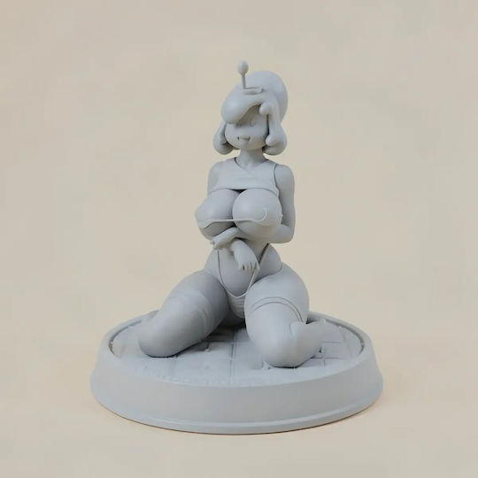 Άβαφη 3D Фигура Princess Bubblegum Thicc Version 3D Печат Модел Super Mario Боядисване DIY Подарък Цветове 30 см 1:6