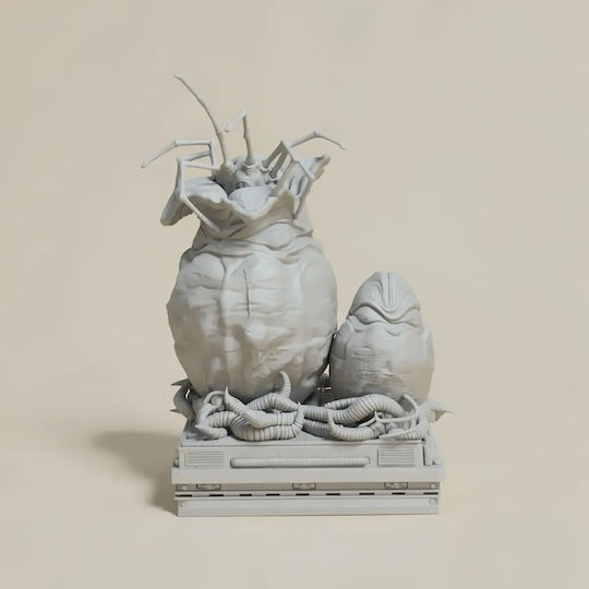 Небоядисана 3D Фигура Facehugger 3D Печатна Фигурка V3 Alien Филм Боядисване DIY Подарък Цветове 20 См 1:8