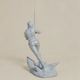 Unbemalte 3D Figur Ciri V2 Aus Witcher Bemalung Diy Geschenk Farben 30 Cm 1:6
