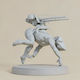 Unpainted 3D Figur Pieck Cart Titan Angriff auf Titan Bemalt Diy Geschenk Farben 30 Cm 1:6