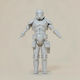 Unpainted 3D Figure Cosplay Bad Batch Echo Armor Painting DIY Gift Colors 15.2 Cm 1:12