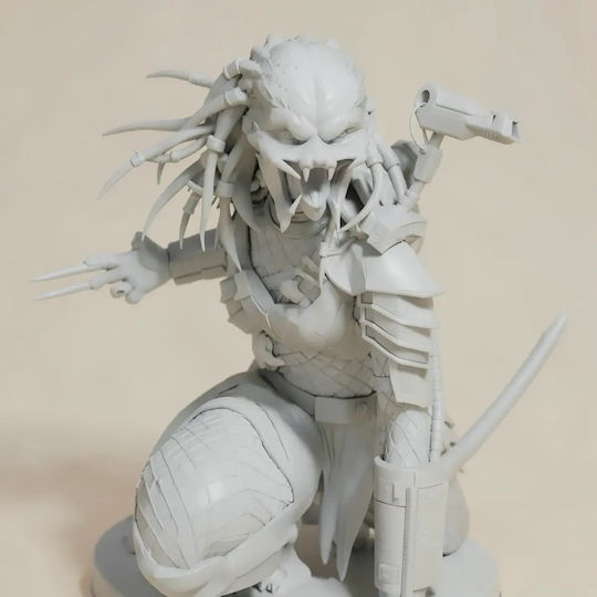 Unbemalte 3d Figur Predator Weiblich 3d Bemalt Diy Geschenk Farben 20 Cm 1:8
