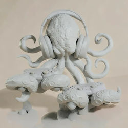 Άβαφη 3d Φιγούρα Octopus Controller Headphone Holder 3d Βάψιμο Diy Δώρο Χρώματα 15,2 Cm 1:12