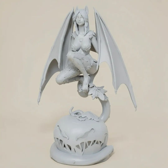 Небоядисана 3D Фигура Хелоуин Бат Гърл Тиква Nsfw3d Print Files Боядисване DIY Подарък Цветове 15,2 См 1:12