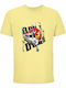 T-shirt Unisex " Asap Rocky Dont Be Dumb Design " Light Yellow