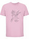 T-shirt Unisex " Lola Bunny Spanking Bags Bunny Kinky Cartoons " Light Pink