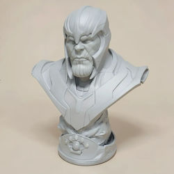 Άβαφη 3d Φιγούρα Thanos Armor Bust 3d Βάψιμο Diy Δώρο Χρώματα 20 Cm 1:8