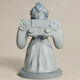 Unpainted 3D Figure Peach Joystick Holder 3D Painting DIY Gift Colors 15.2 Cm 1:12