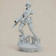 Unpainted 3D Figure Lady From Devil May Cry Painting DIY Gift Colors 15.2 Cm 1:12