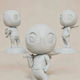 Figurină 3D Nevopsită Chibi Deadpool Sword Files Vopsire Diy Cadou Culori 15,2 Cm 1:12