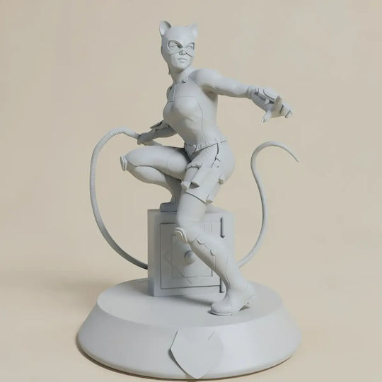 Unbemalte 3d Figur Catwoman V8 Aus Dc Bemalbar Diy Geschenk Farben 30 Cm 1:6