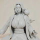 Abgebe 3D Figur Tsunade Stand Rock Basis Bemalung Diy Geschenk Farben 15,2 Cm 1:12
